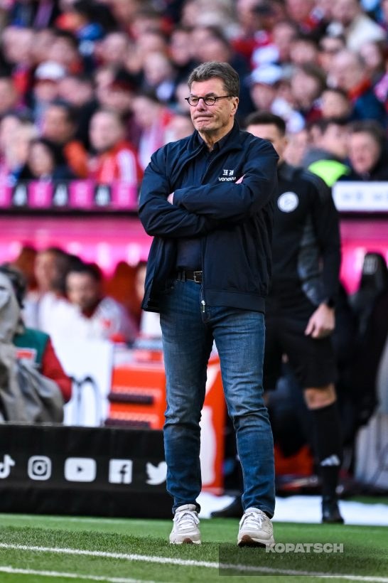 Dieter Hecking, 2025-03-08 FC Bayern Muenchen vs VfL Bochum