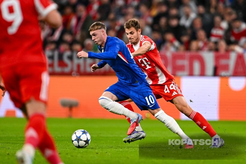 Cole Palmer · Josip Stanisic, 2025-09-17 FC Bayern Muenchen vs Chelsea FC