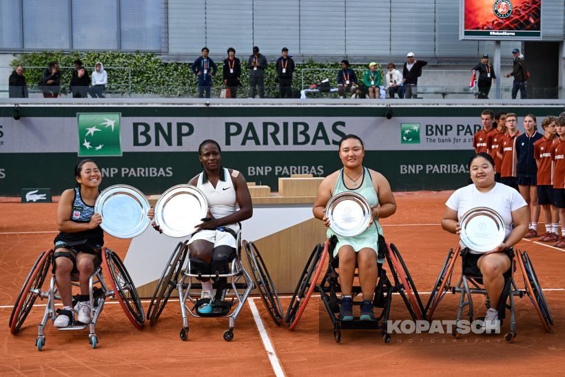 Kgothatso Montjane · Yui Kamiji · Xiaohui Li — 2025 Roland Garros