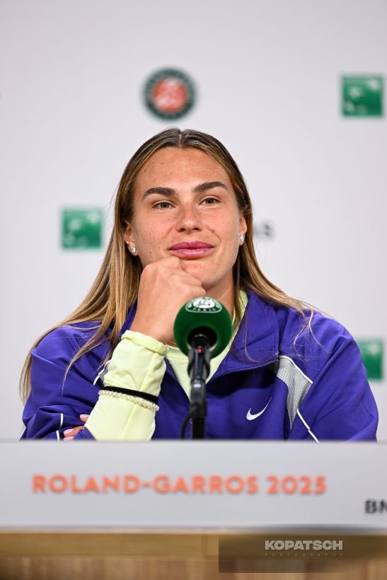 Aryna Sabalenka — 2025 Roland Garros