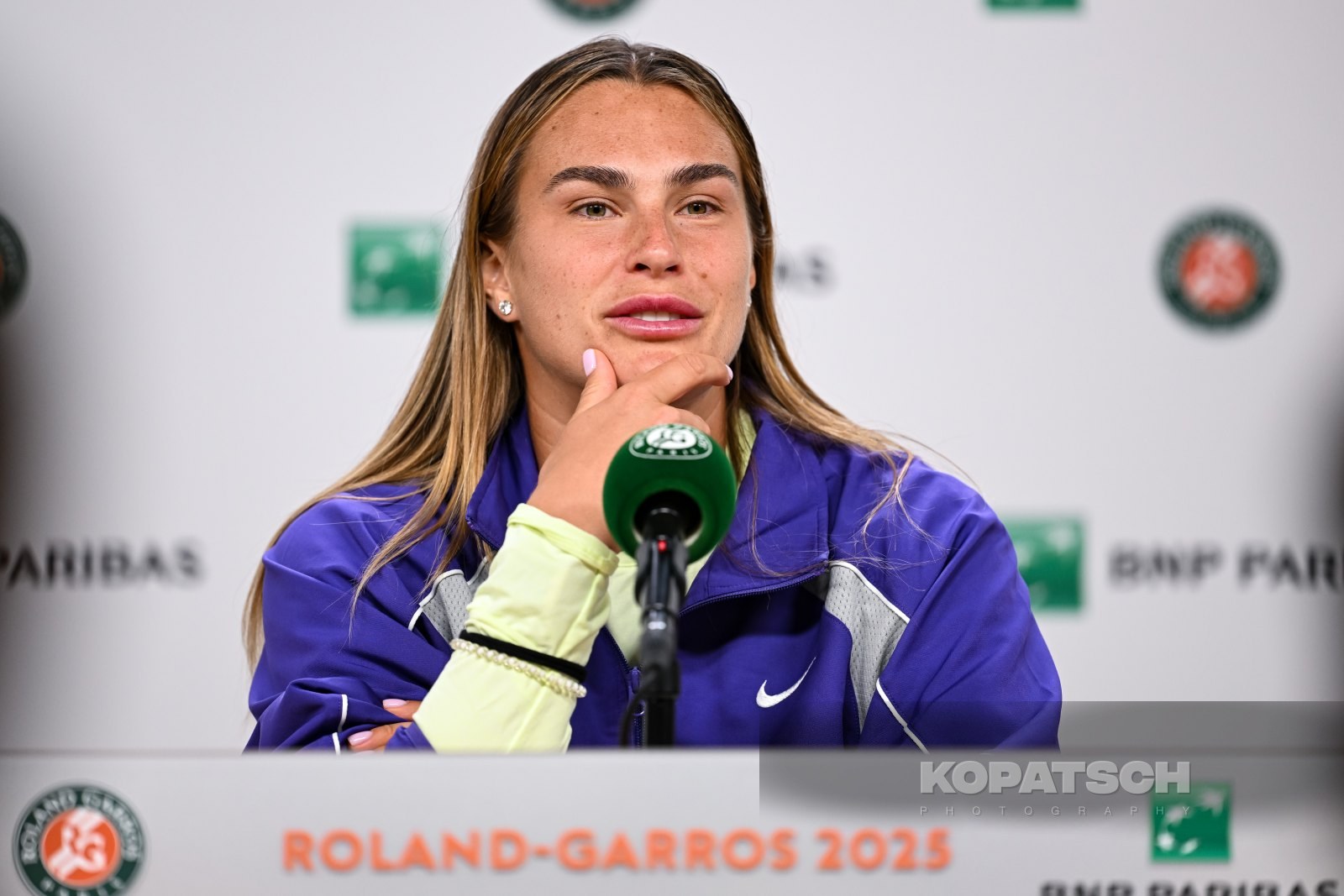 Aryna Sabalenka — 2025 Roland Garros