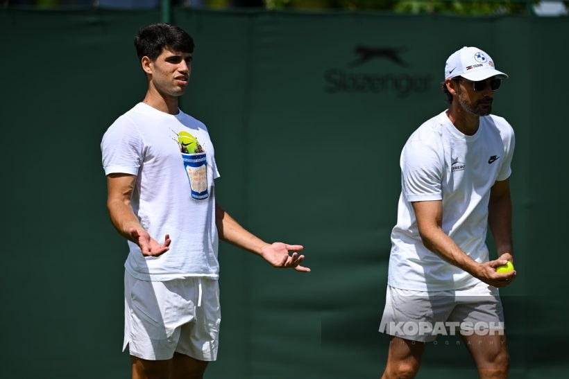 Carlos Alcaraz · Juan Carlos Ferrero — 2025 Wimbledon