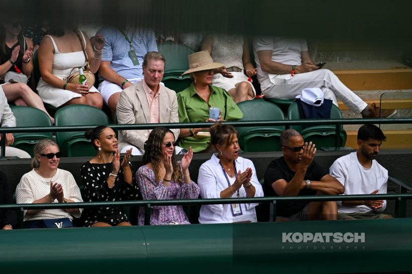 Emma Shelton · Emma Hayes · Bryan Shelton — 2025 Wimbledon