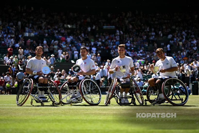 Alfie Hewett · Gordon Reid · Martin De La Puente — 2025 Wimbledon
