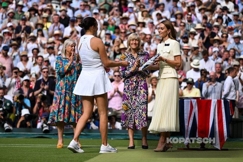 Catherine · Catherine, Princess of Wales · Amanda Anisimova — 2025 Wimbledon