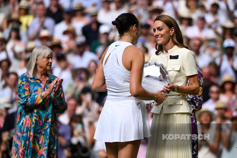 Catherine · Catherine, Princess of Wales · Amanda Anisimova — 2025 Wimbledon