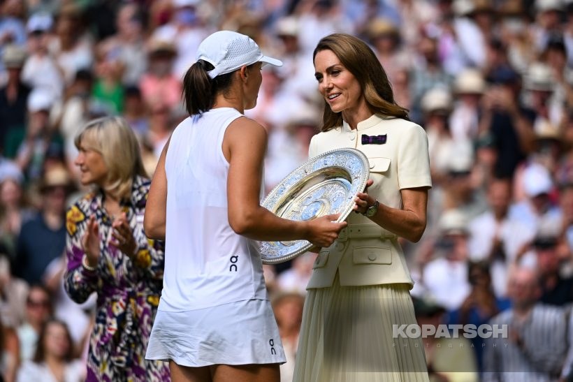 Catherine · Catherine, Princess of Wales · Iga Swiatek — 2025 Wimbledon