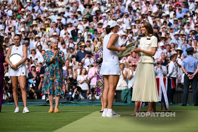 Catherine · Catherine, Princess of Wales · Iga Swiatek — 2025 Wimbledon