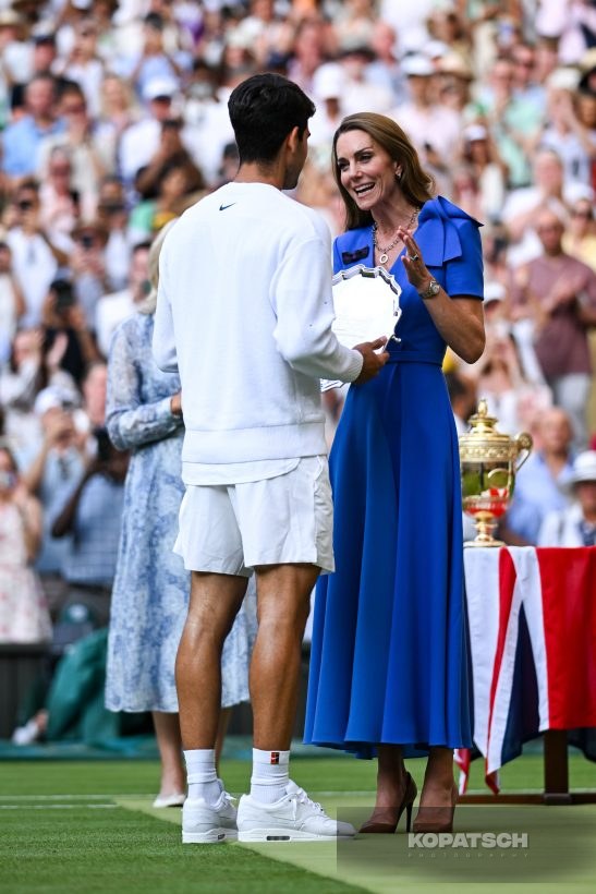 Catherine · Catherine, Princess of Wales · Carlos Alcaraz — 2025 Wimbledon