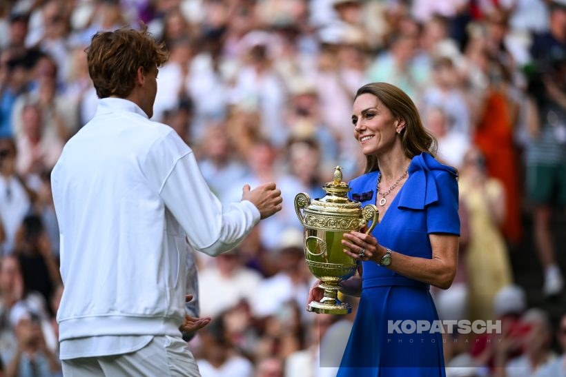 Catherine · Catherine, Princess of Wales · Jannik Sinner — 2025 Wimbledon