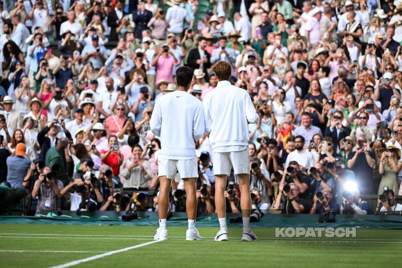 Jannik Sinner · Carlos Alcaraz — 2025 Wimbledon