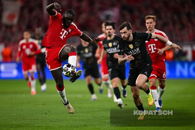 Dayot Upamecano · Khvicha Kvaratskhelia, 2026-05-06 FC Bayern Muenchen vs PSG Paris