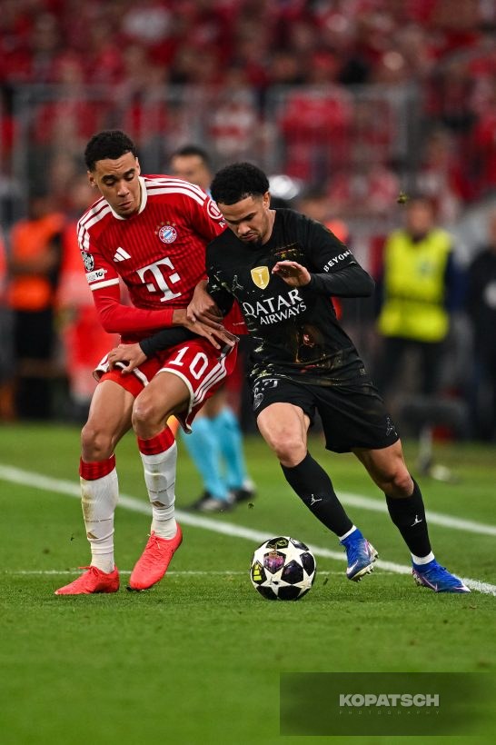 Jamal Musiala · Warren Zaire-Emery, 2026-05-06 FC Bayern Muenchen vs PSG Paris