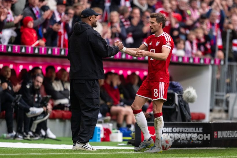 Leon Goretzka · Vincent Kompany, 2026-05-16 FC Bayern Muenchen vs 1. FC Koeln