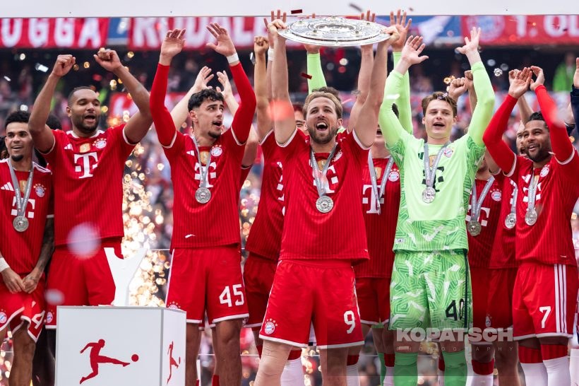 Harry Kane · Aleksandar Pavlovic · Jonas Urbig, 2026-05-16 FC Bayern Muenchen vs 1. FC Koeln
