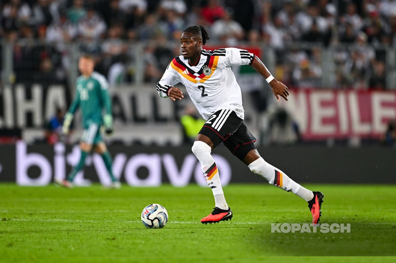 Yann Bisseck of Germany, 2026-09-27 Germany vs Greece
