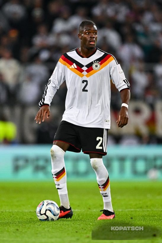 Yann Bisseck of Germany, 2026-09-27 Germany vs Greece