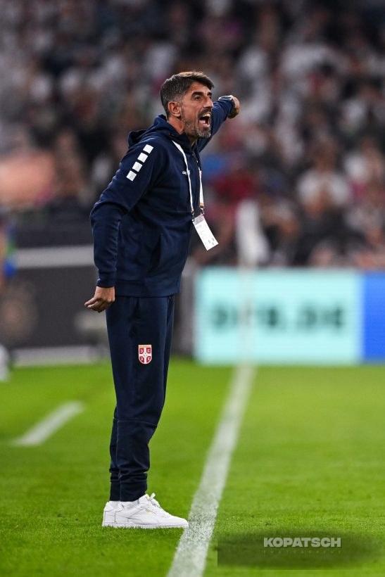 Coach Veljko Paunovic of Serbia, 2026-10-01 Germany vs Serbia