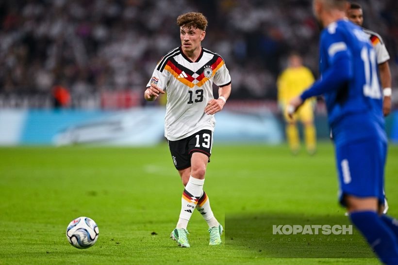 Philipp Treu of Germany, 2026-10-01 Germany vs Serbia