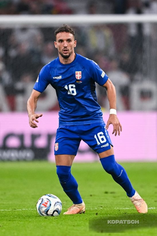 Strahinja Erakovic of Serbia, 2026-10-01 Germany vs Serbia
