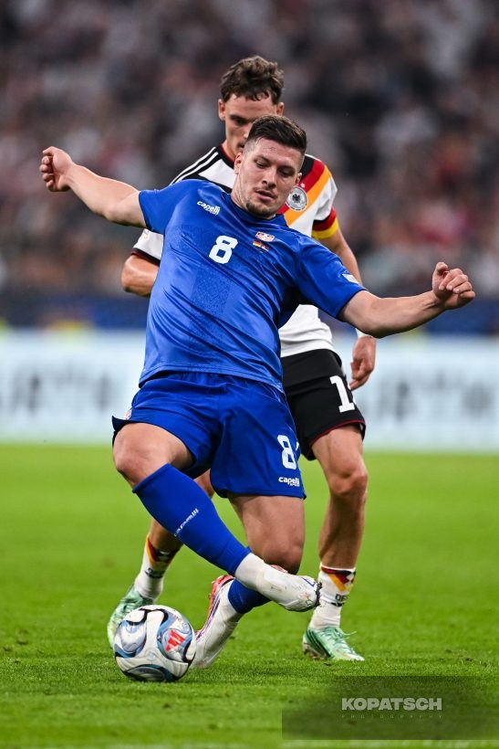 Luka Jovic of Serbia, 2026-10-01 Germany vs Serbia