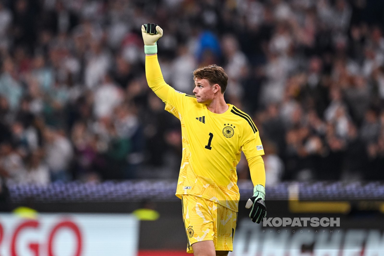 Jonas Urbig of Germany, 2026-10-01 Germany vs Serbia