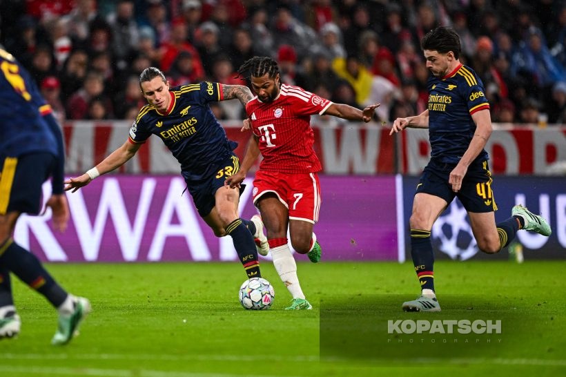 Riccardo Calafiori of Arsenal FC, 2026-10-21 FC Bayern Muenchen vs Arsenal FC