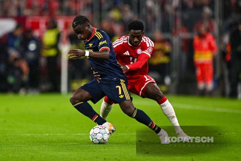 Bukayo Saka of Arsenal FC, 2026-10-21 FC Bayern Muenchen vs Arsenal FC
