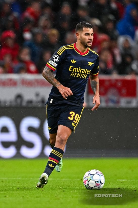 Bruno Guimaraes of Arsenal FC, 2026-10-21 FC Bayern Muenchen vs Arsenal FC