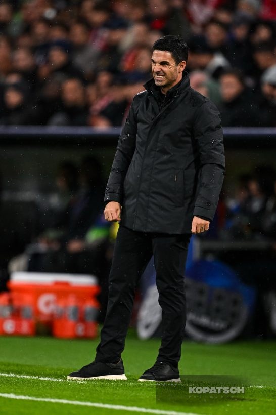 Coach Mikel Arteta of Arsenal FC, 2026-10-21 FC Bayern Muenchen vs Arsenal FC