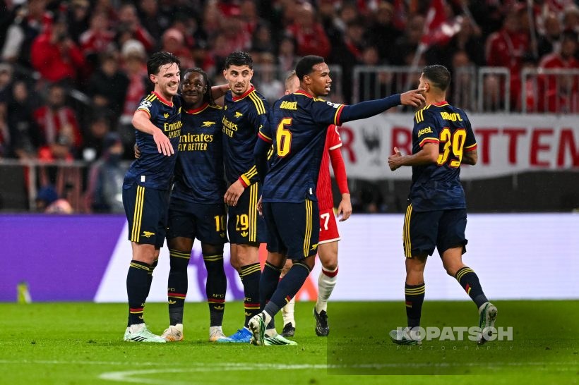 Eberechi Eze of Arsenal FC, 2026-10-21 FC Bayern Muenchen vs Arsenal FC