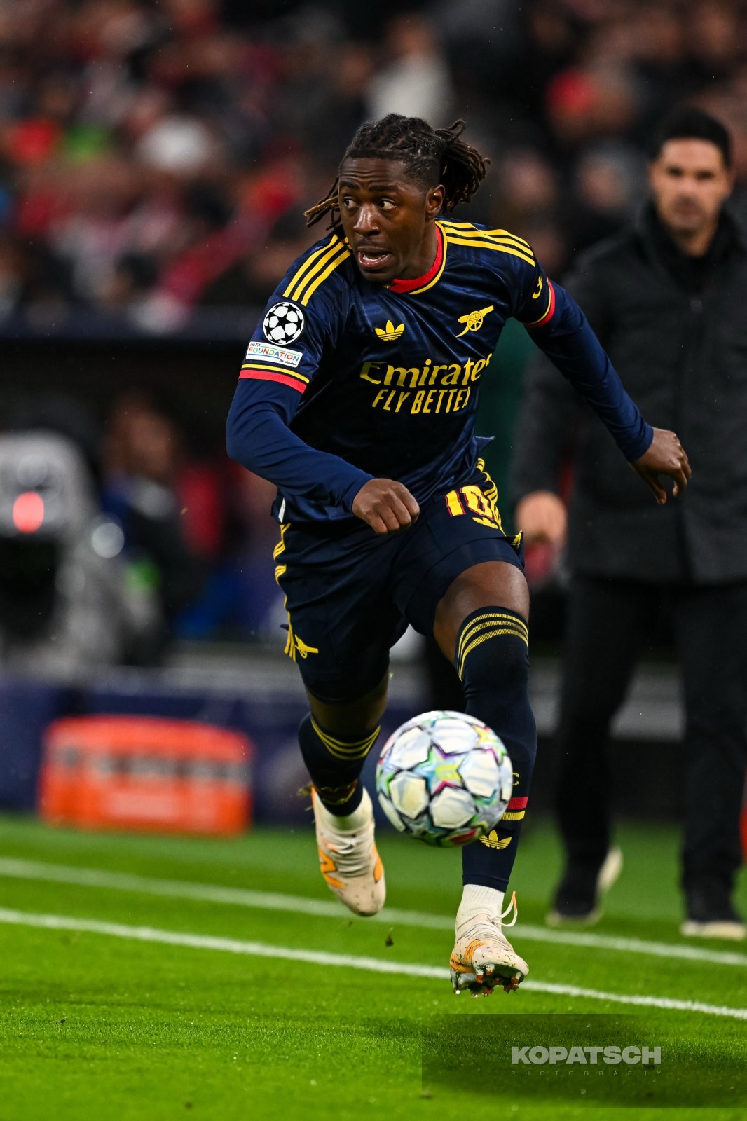 Eberechi Eze of Arsenal FC, 2026-10-21 FC Bayern Muenchen vs Arsenal FC