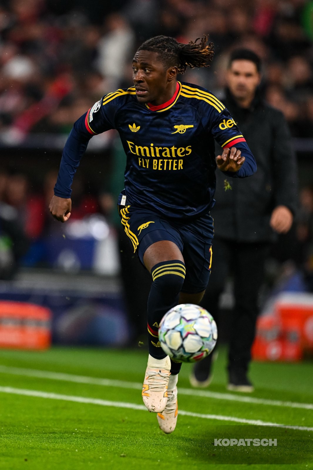 Eberechi Eze of Arsenal FC, 2026-10-21 FC Bayern Muenchen vs Arsenal FC