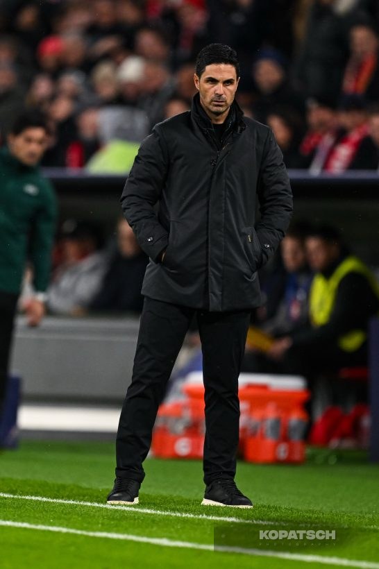 Coach Mikel Arteta of Arsenal FC, 2026-10-21 FC Bayern Muenchen vs Arsenal FC