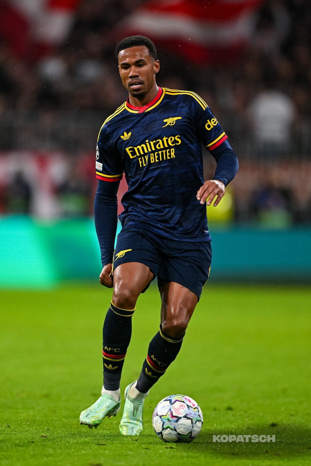 Gabriel of Arsenal FC, 2026-10-21 FC Bayern Muenchen vs Arsenal FC