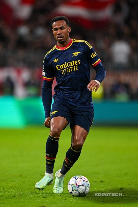 Gabriel of Arsenal FC, 2026-10-21 FC Bayern Muenchen vs Arsenal FC