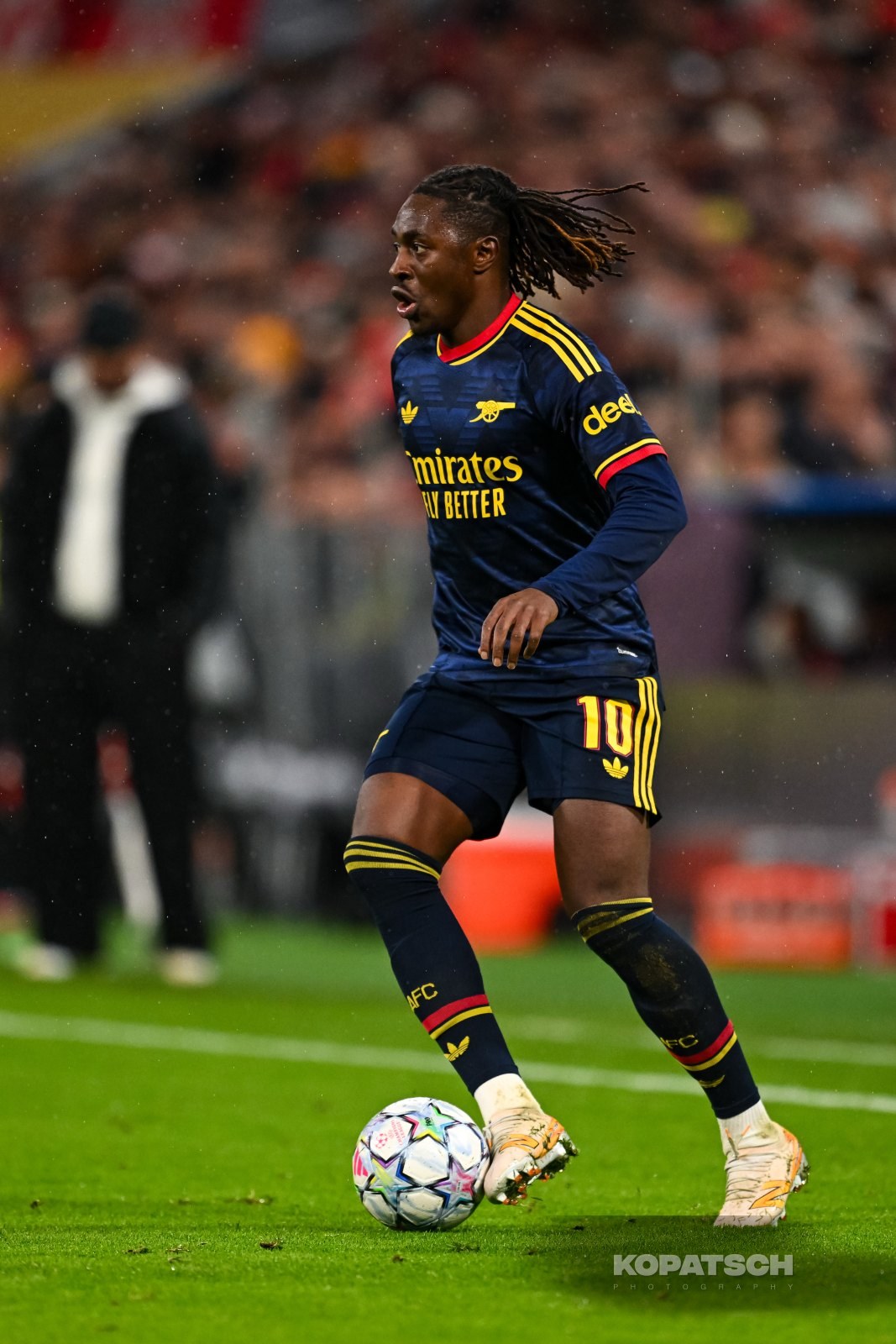 Eberechi Eze of Arsenal FC, 2026-10-21 FC Bayern Muenchen vs Arsenal FC