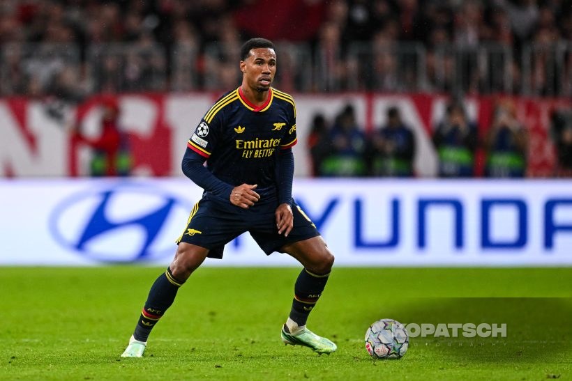 Gabriel of Arsenal FC, 2026-10-21 FC Bayern Muenchen vs Arsenal FC