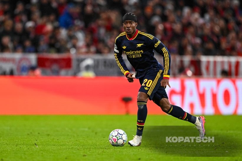 Noni Madueke of Arsenal FC, 2026-10-21 FC Bayern Muenchen vs Arsenal FC