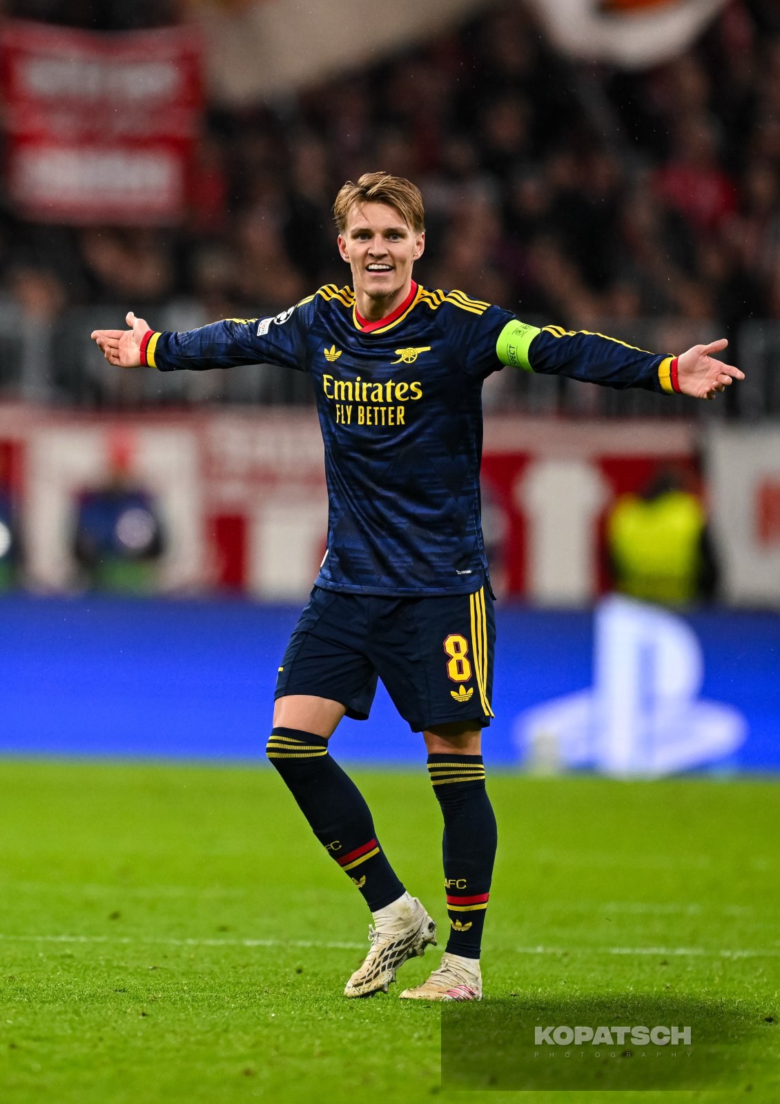 Martin Odegaard of Arsenal FC, 2026-10-21 FC Bayern Muenchen vs Arsenal FC