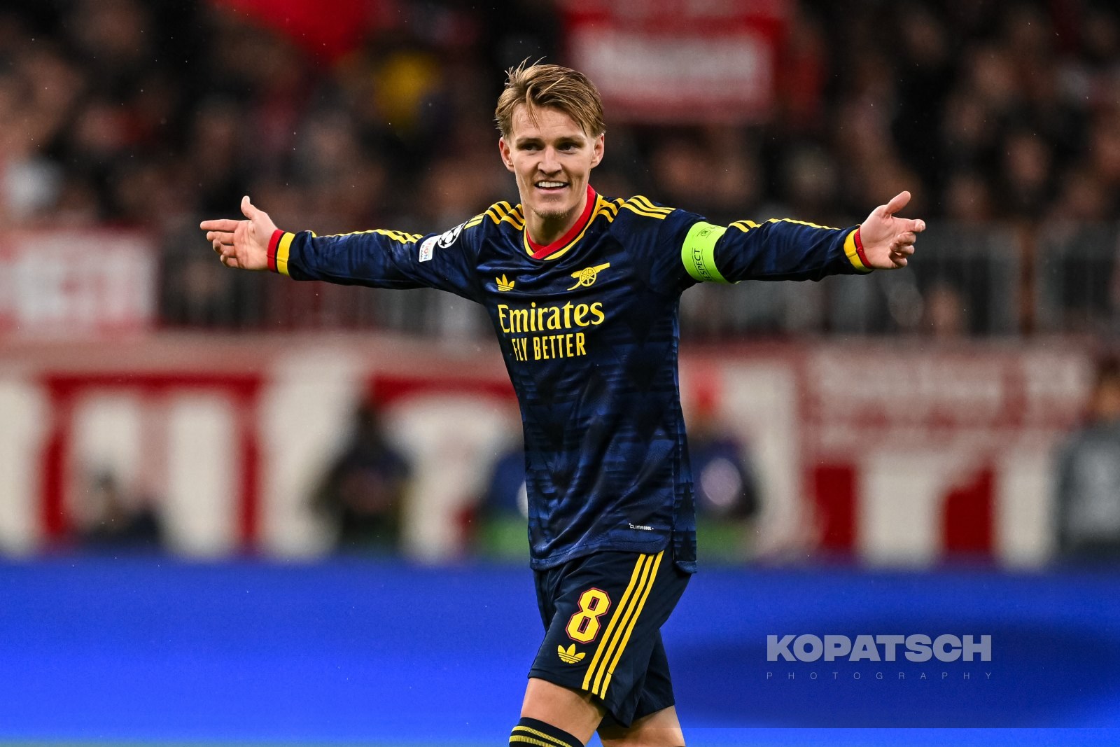Martin Odegaard of Arsenal FC, 2026-10-21 FC Bayern Muenchen vs Arsenal FC