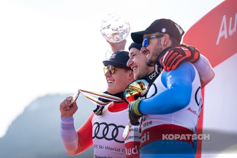 Marco Odermatt · Dominik Paris · Franjo von Allmen, 2026 Alpine Skiing World Cup Final Kvitfjell Hafjell