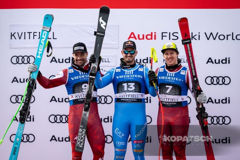 Vincent Kriechmayr · Dominik Paris · Raphael Haaser, 2026 Alpine Skiing World Cup Final Kvitfjell Hafjell