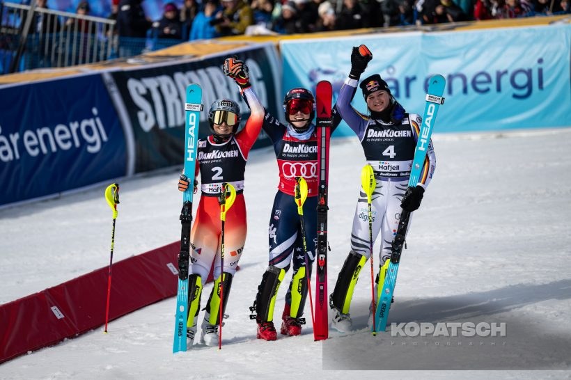 Wendy Holdener · Mikaela Shiffrin · Emma Aicher, 2026 Alpine Skiing World Cup Final Kvitfjell Hafjell