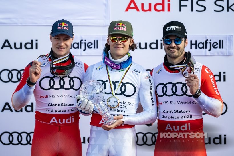 Lucas Pinheiro Braathen · Marco Odermatt · Loic Meillard, 2026 Alpine Skiing World Cup Final Kvitfjell Hafjell