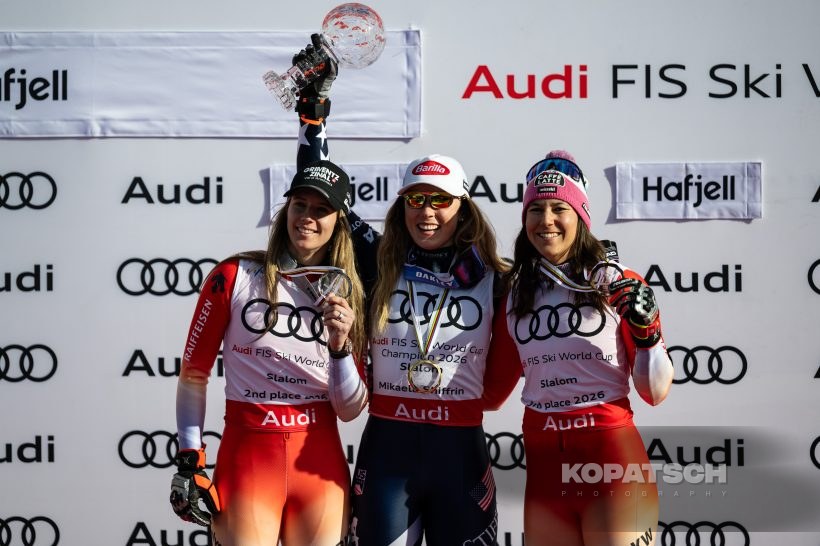 Mikaela Shiffrin · Camille Rast · Wendy Holdener, 2026 Alpine Skiing World Cup Final Kvitfjell Hafjell