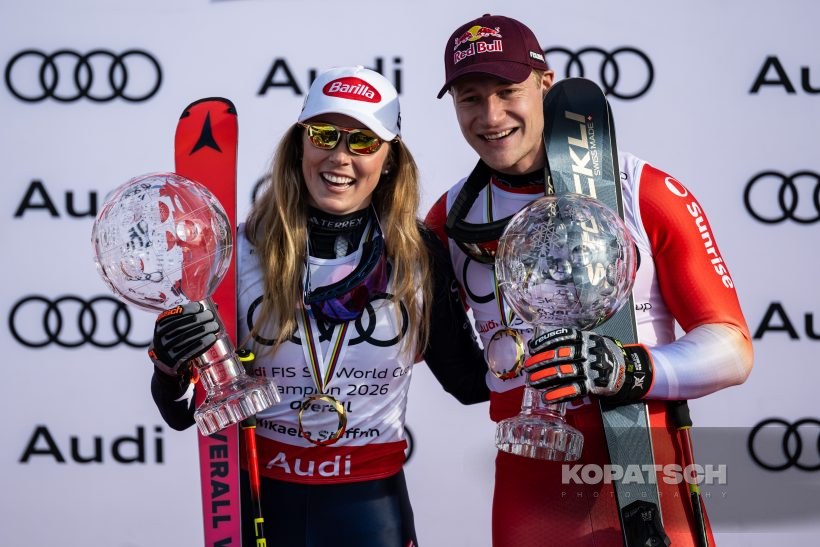 Mikaela Shiffrin · Marco Odermatt, 2026 Alpine Skiing World Cup Final Kvitfjell Hafjell