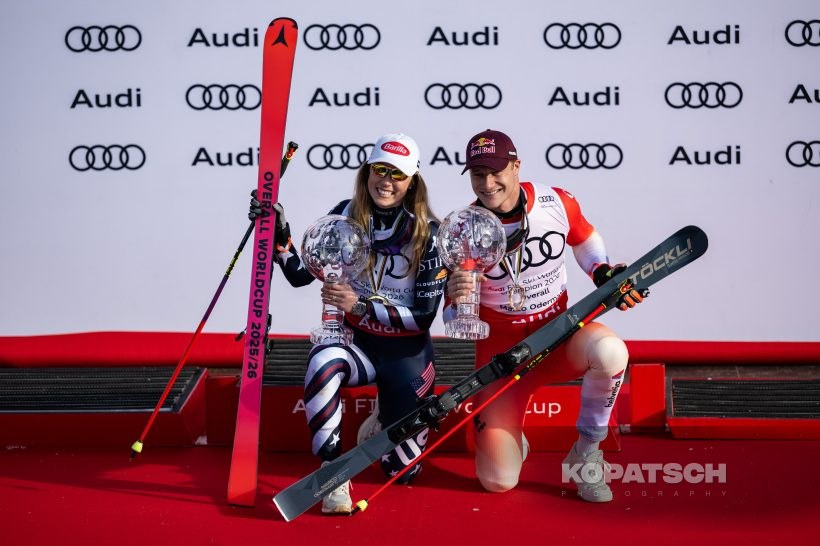 Mikaela Shiffrin · Marco Odermatt, 2026 Alpine Skiing World Cup Final Kvitfjell Hafjell