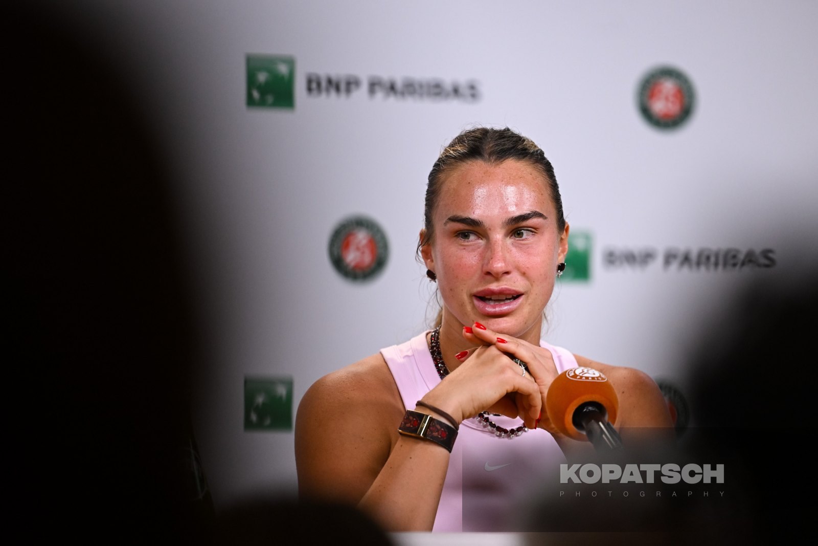 Aryna Sabalenka of Belarus — 2026 Roland Garros