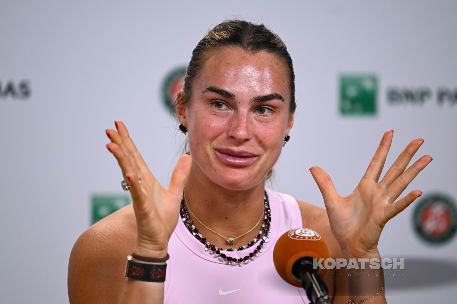 Aryna Sabalenka of Belarus — 2026 Roland Garros